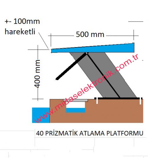 ayarlı havuz atlama rampası